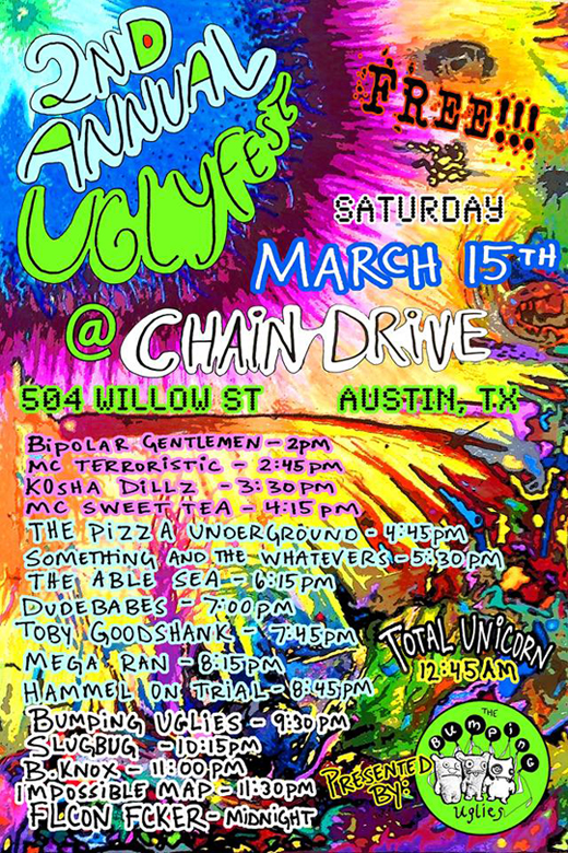 2nd Annual Uglyfest poster